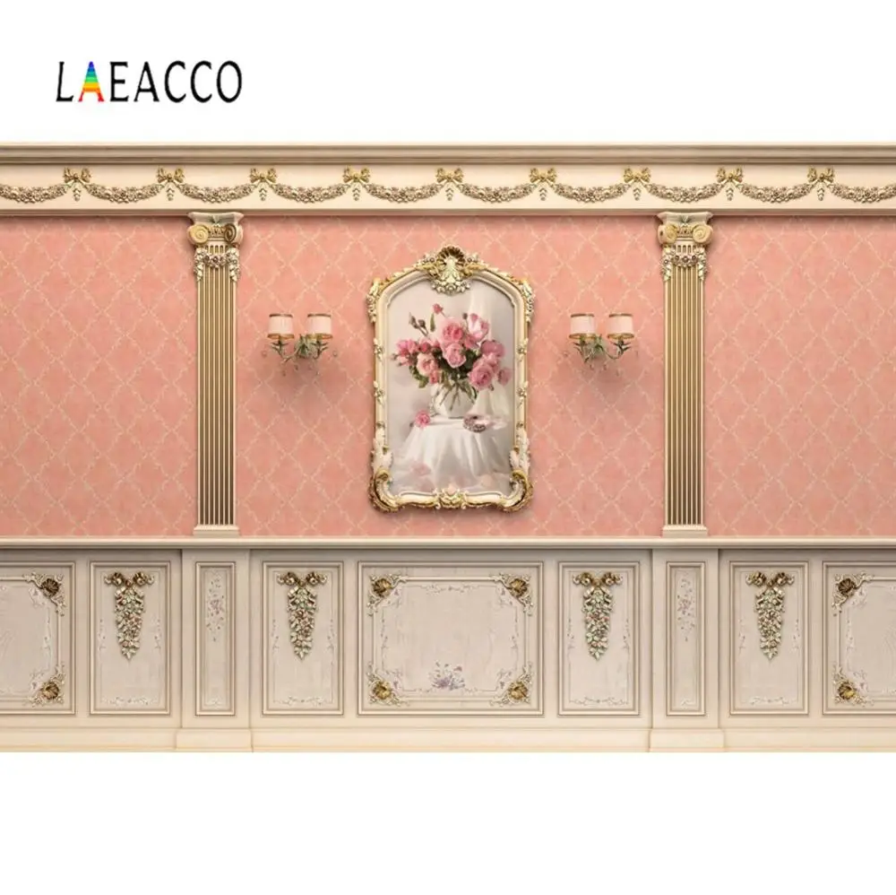 Laeacco старое винтажное дамасское узор шикарная стена Гостиная Декор для вечеринки