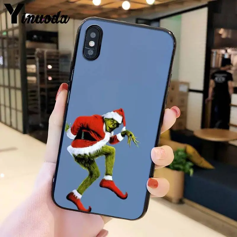 Yinuoda Grinch Chrustma TPU Мягкий силиконовый чехол для телефона чехол для iPhone 8 7 6 6S Plus X XS MAX 5 5S SE XR мобильных телефонов - Цвет: A2