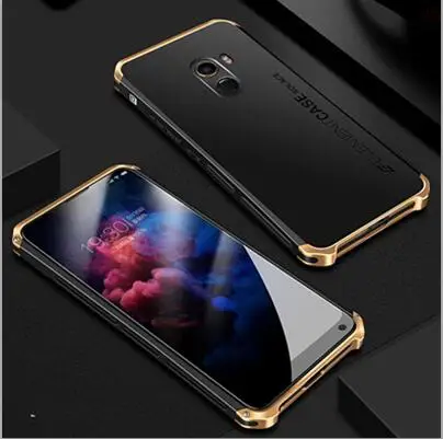 Black Gold Металлический корпус для телефона для Xiaomi mi Mix 2 тонкий жесткий чехол Alu mi nium Hybrid PC Shell для Xiaomi mi x2 чехол Funda - Цвет: Black Gold