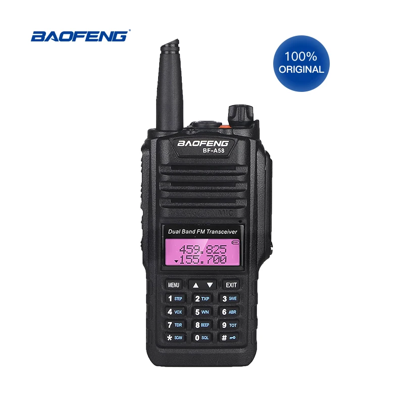 Baofeng BF A58 Walkie Talkie IP67 Водонепроницаемый Telsiz 10 км двухстороннее радио Comunicador UV 9R Plus