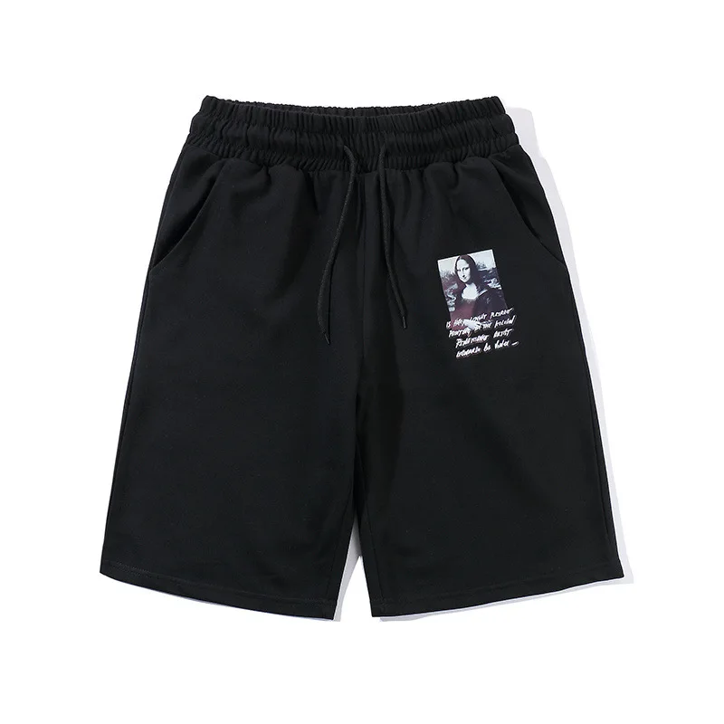 OFF-WHITE Европа США tide бренд OW Хлопок Большой размер мужская пара повседневные шорты