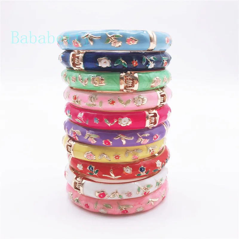 Wholesale10pcs милый ручной работы в китайском стиле; обувь для детей с перегородчатой эмалью браслет на запястье