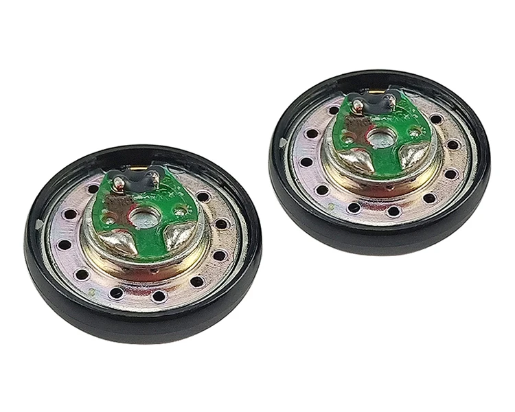 GHXAMP 15.4mm Subwoofer Headphone Original NEW Metal Surface Unit Earphone DIY Accessories 32ohm 2pcs