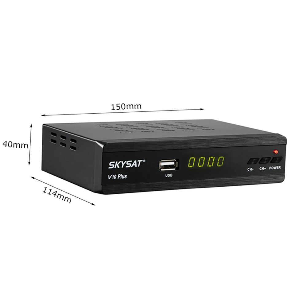 [10 шт.] спутниковый ресивер SKYSAT V10 Plus поддерживает CCCamd сервер hd Newcamd PowerVu M3U Xtream коды