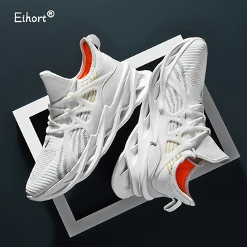 

Eihort Men's Cushioning Training Sneakers Comfortable and Breathable Tennis Sports Shoes Outdoor Non-slip Casual Running Shoes