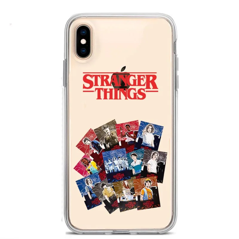 Stranger things Сезон 3 Мягкий Силиконовый ТПУ чехол для телефона чехол для iPhone 8 7 6 6S Plus X XS MAX 5 5S SE XR Американский ТВ Coque Capa - Цвет: TPU