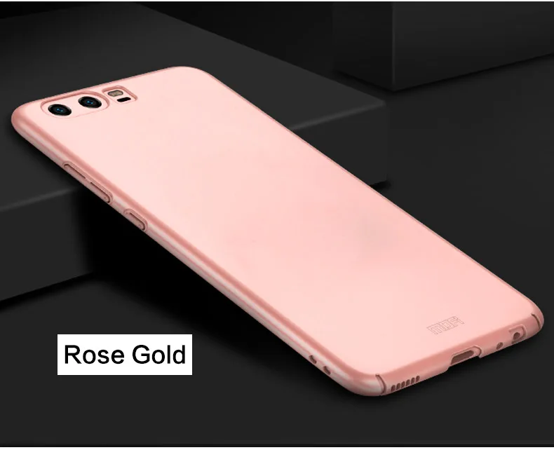 MOFi чехол для Huawei P10 PC жесткий Роскошный защитный чехол для Huawei P10 Fundas Phone Shell - Цвет: Rose Gold