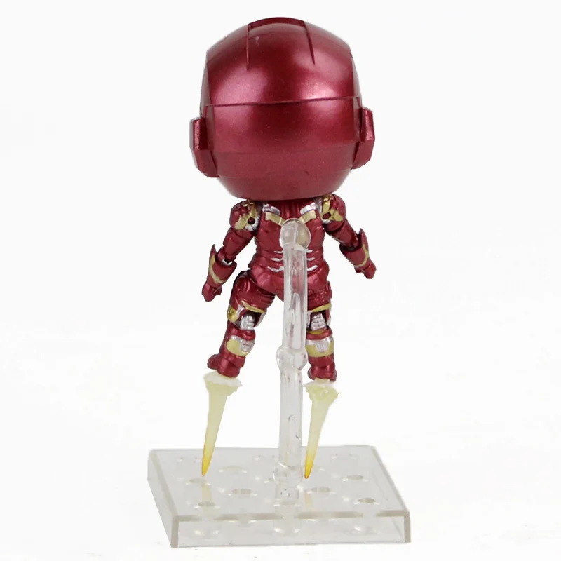2 стиля 10 см Мстители супер герой Nendoroid 781 человек паук 543 Железный человек Милая статуя ПВХ Модель Коллекция Фигурки игрушки куклы