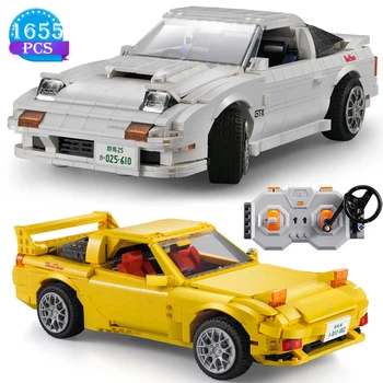 

Technic Creative Initial D Static Car Model Assembly Car Children's Sports Car Remote Control Racing Series Building Blocks toys
