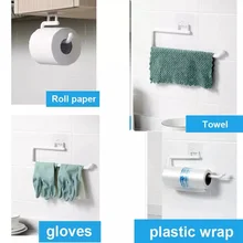 Kitchen Paper Towel Roll Holder Rag Hanging Holder Toilet Paper Holder tanie i dobre opinie CN (pochodzenie) Other