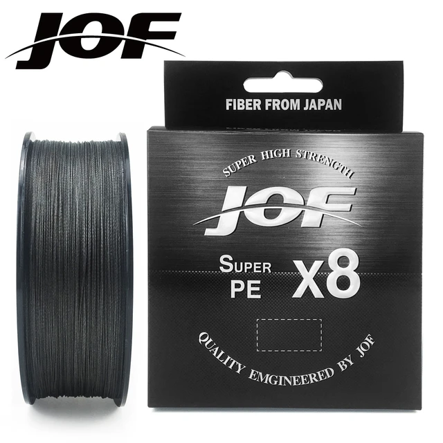 JOF 8 Braided Fishing Line 150M Multifilament PE 4 Strands Fishing