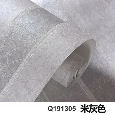 Q191305 grey 10 м 3D Европейский ретро вертикальные полосы нетканые обои гостиная спальня ресторан ТВ фон паропроницаемые обои - Цвет: Q191305 grey