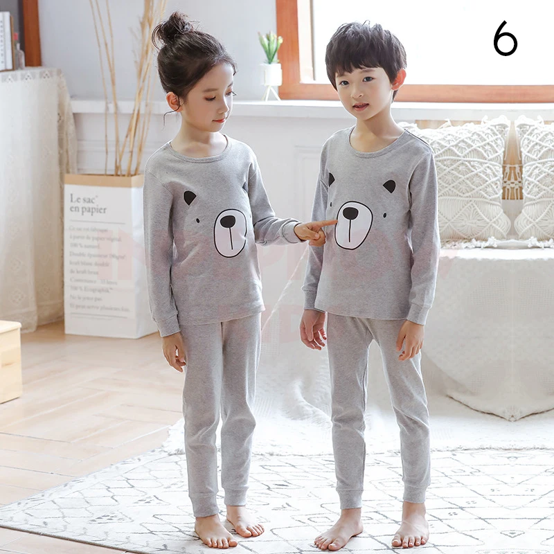 INPEPNOW; коллекция года; одежда для сна с животными; Детские костюмы кигуруми с героями мультфильмов; Детские пижамы для мальчиков и девочек; хлопковые рождественские пижамные комплекты для малышей - Цвет: 6