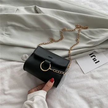 

chic fairy bag 2020 new chain small square bag ins fashion wild ring mini shoulder messenger bag purses and handbags