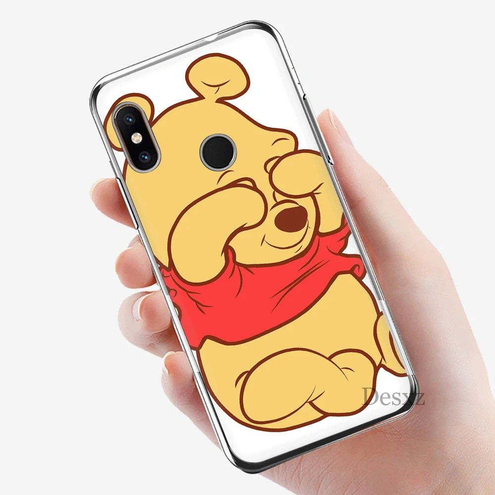 Чехол для мобильного телефона для Xiaomi Redmi Note 4 4X3 5 6 7 Pro 5A жесткий чехол Защита милый мультфильм Винни Пух