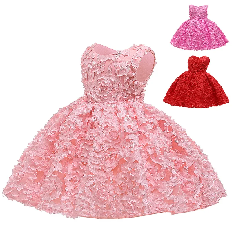 2020 г. Летнее Детское платье пачка для маленьких девочек элегантное дня рождения