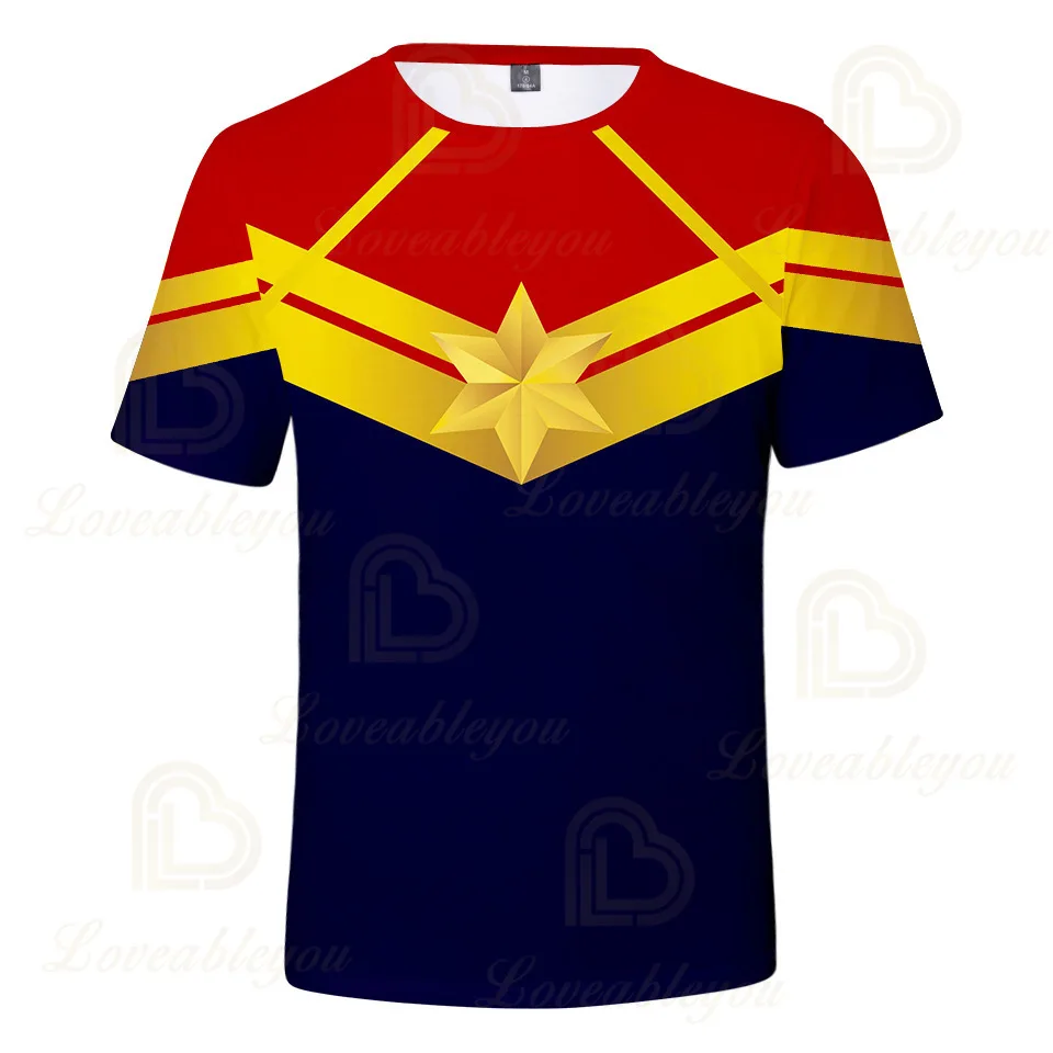 Футболка с коротким рукавом для мальчиков принтом капитан | Мужская одежда