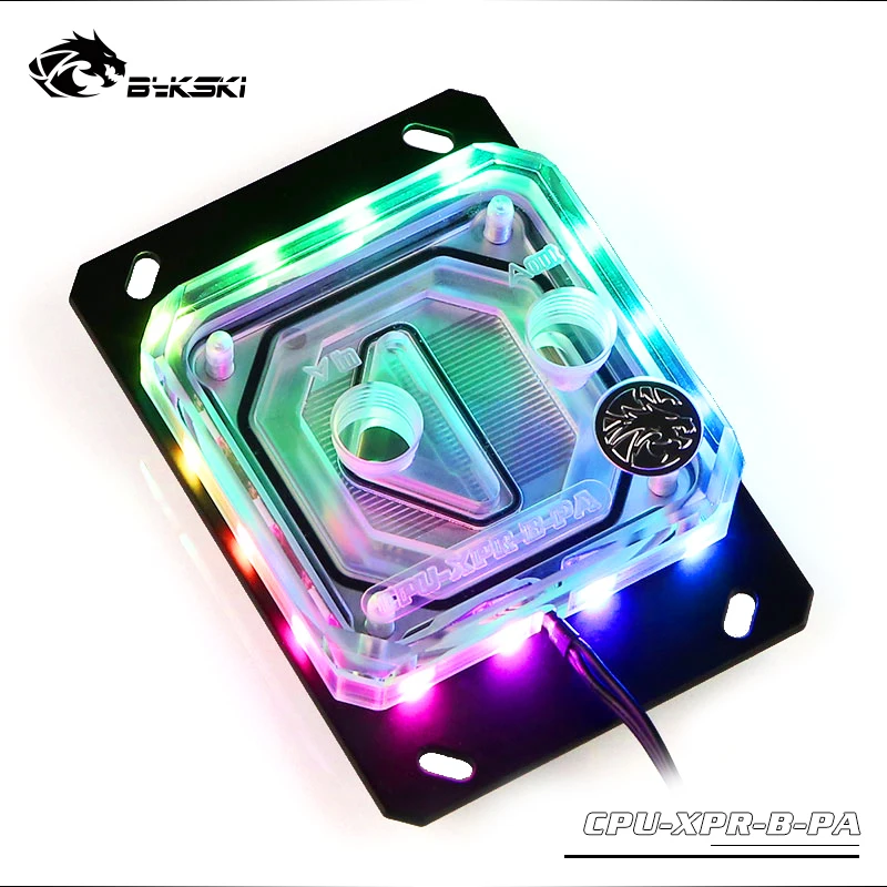 Bykski ARCTIC Термальность пасты+ Процессор воды блок использовать для INTEL LGA1150 1151 1155 1156 2011X99 прозрачная цветная(RGB) Поддержка 5V 3PIN