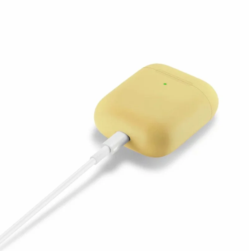 Тонкий силиконовый наушник чехол для Apple Airpods 2 чехол для AirPods Беспроводная зарядная коробка ультра тонкий для AirPods 2 защитный чехол