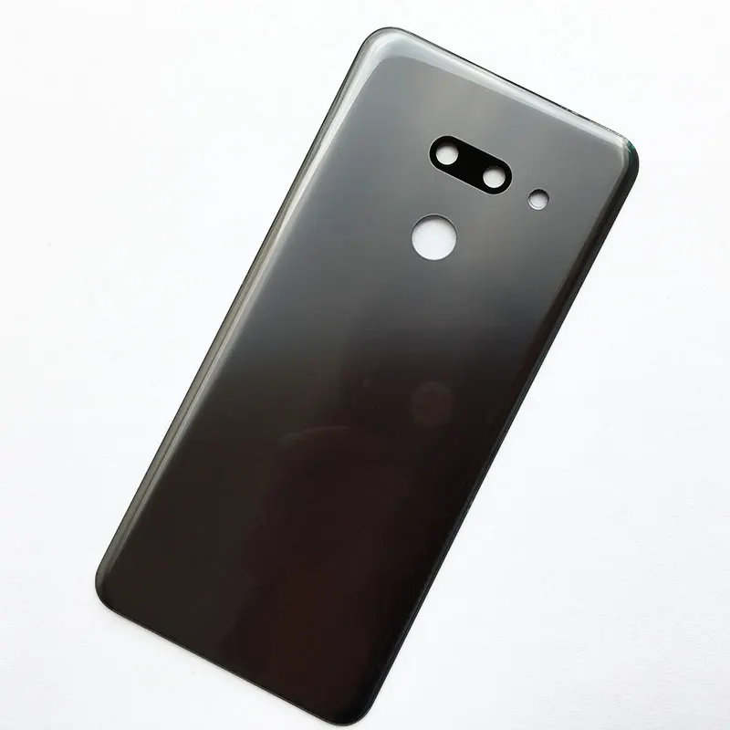 ZUCZUG Стекло Батарея крышка для LG G8 ThinQ сзади Корпус задний Чехол с Камера объектив+ логотип