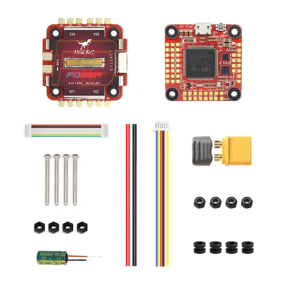 FD765 F7 FC L431 65A BLHeli_32 4in1 с диагональю экрана 3-6S 4in1 ESC стека, для возраста 5, 6, 7 дюймов небольшой гоночный Дрон с видом от первого лица
