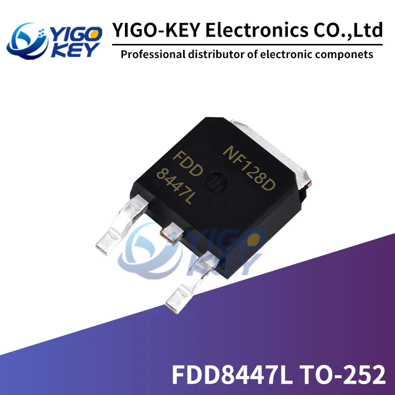 10PCS FDD8447L TO-252 MOS FET Transistor FDD8447 TO252 8447 SMD New transistor | Электронные компоненты и