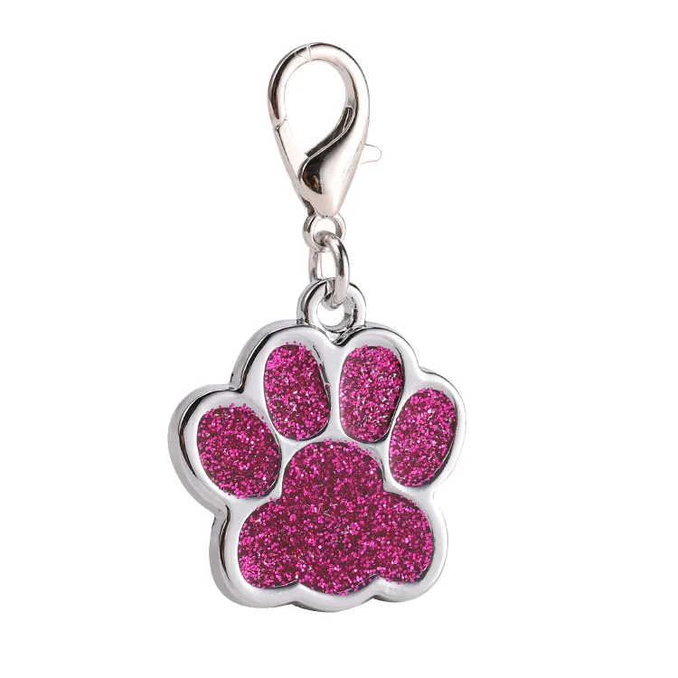 Персонализированные Бирки Для Собак блестящая лапа в форме кошки щенка ...