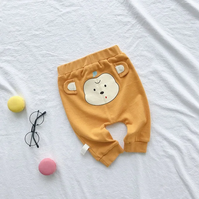 Мини Babe City/Большие Штаны для детей от 0 до 2 лет с рисунком из мультфильма штаны для малышей