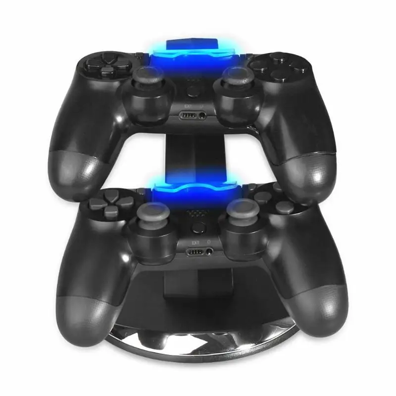 New Dual USB Charging Stand Station for Sony Playstation 4 PS4 / PS4 Pro /PS4 Slim Controller For PS4 Controller Charger Dock