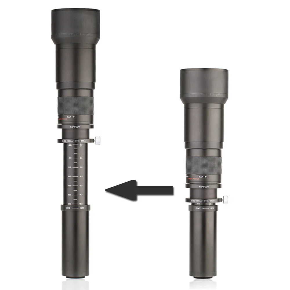 650-1300 Manual zoom telephoto lens (4)