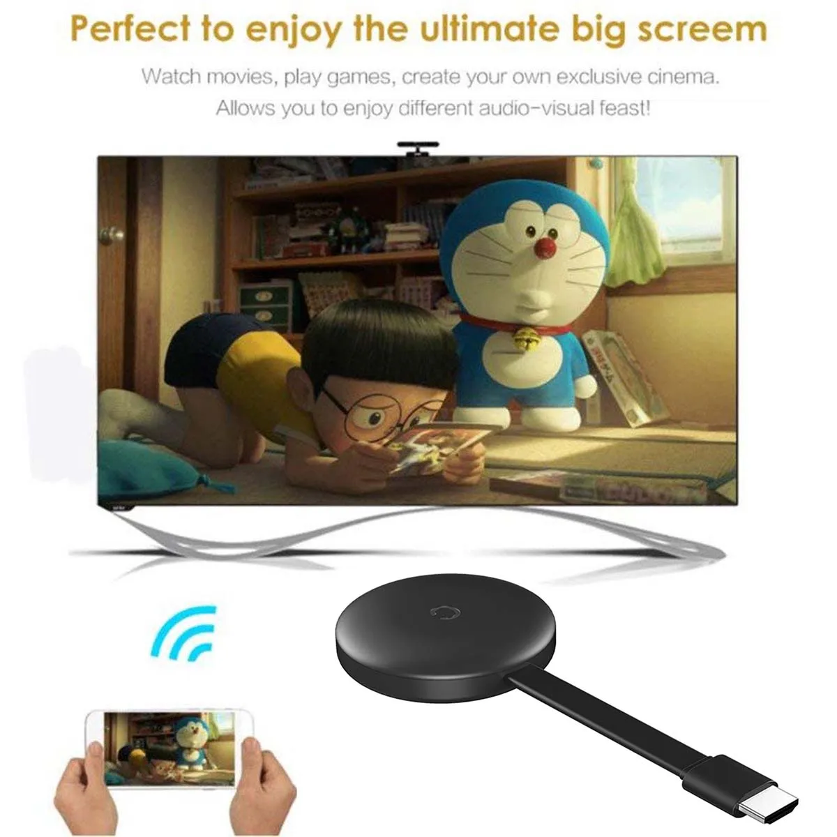 G12 tv Stick HDMI беспроводной WiFi дисплей ключ экран зеркальное отображение 1080P для Android iOS для YouTube Netflix Google хром IMDB