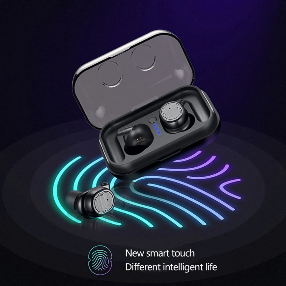 TWS Bluetooth, настоящие беспроводные наушники, стерео наушники, мини TWS, водонепроницаемые, Handsfrees, 500 мАч, внешний аккумулятор для смартфонов