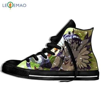

Walking Canvas Boots Shoes Breathable Digimon Adventure Digital Monsterable Canvas Wearable Comfort Sport Shoes Classic Sneakers