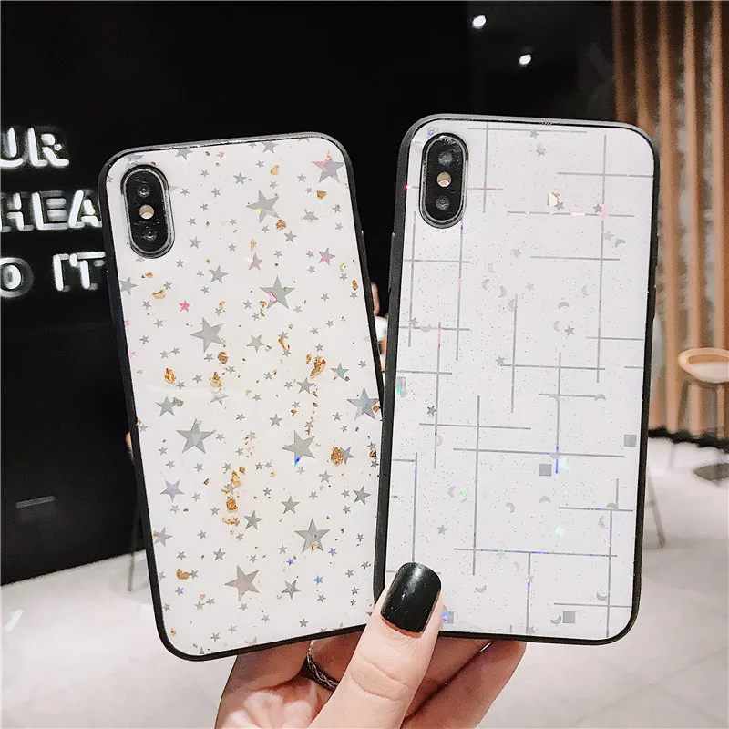 Чехол с блестящими звездами для huawei P30 Pro для huawei p20 lite P30 p smart Y9 Y6 honor 20 Pro 8A 8x Y7 bling Обложка