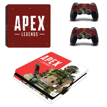 

APEX Legends Style Skin Sticker for PS4 Slim Console & Controllers Decal Vinyl Skins Cover Game Accessories YSP4S-3387