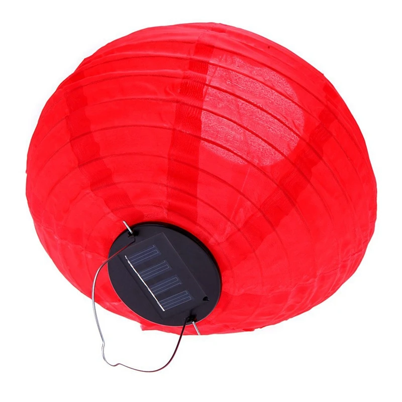 2 Pcs 10 Inch Solar Lanterns Solar Road Lantern for Garden Decoration, Red& Green