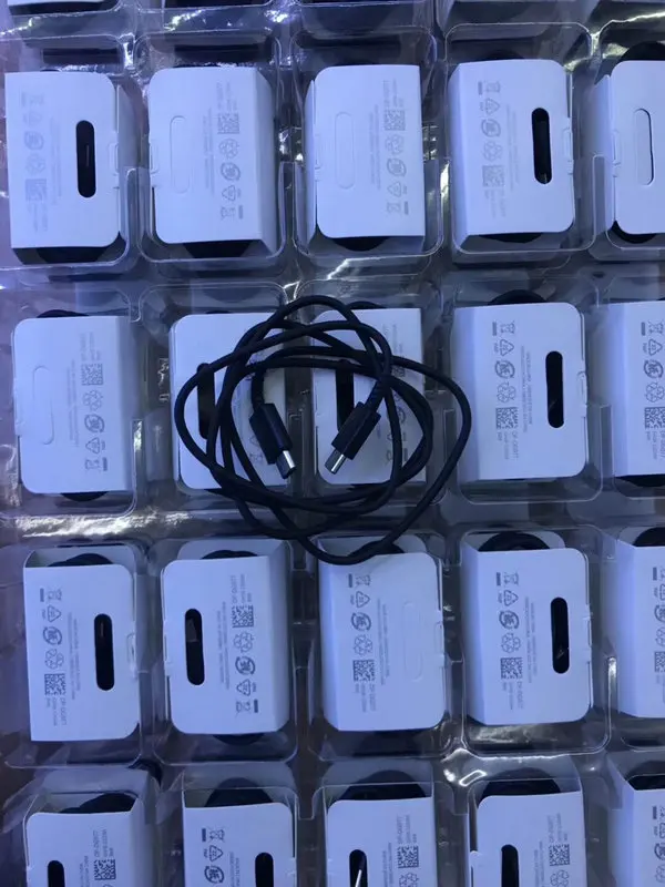 Черно-белый usb type-C-USB C кабель для samsung Galaxy S10 Note 10 Поддержка PD QC3.0 Быстрая зарядка для устройств type-C
