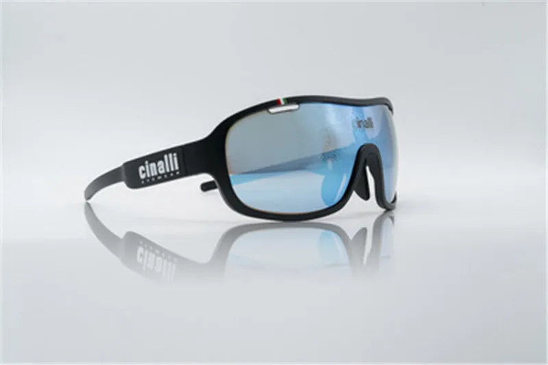Cinali C-068 солнцезащитные очки для велоспорта гоночные очки для занятий спортом на улице TR90 оправа Очки w/черные поляризованные линзы для garmin shimano Rider - Цвет: Черный