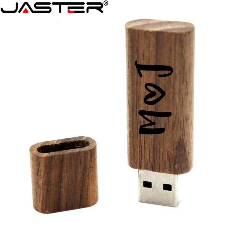 USB флеш накопитель JASTER в деревянной бамбуковой коробке 4/8/16/32/64 ГБ|USB