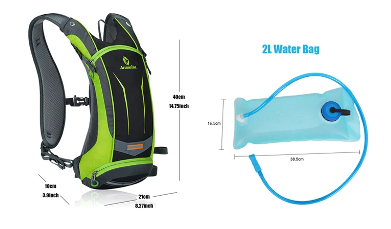 ANMEILU 8L велосипедный рюкзак, водонепроницаемый, для езды на мотоцикле воды сумка для велосипеда езда на велосипеде рюкзак с гидрационной системой, велосипедная сумка