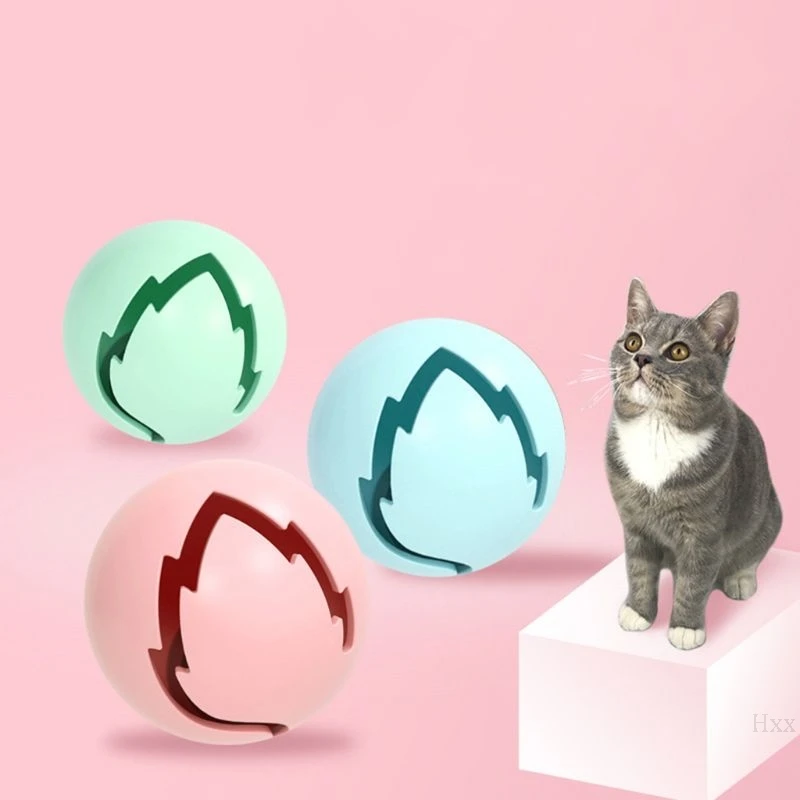 Товары для домашних животных 3 шт./компл. Кот Вспышка шар Catnip колокольчик шар интерактивный котенок игрушки для упражнений
