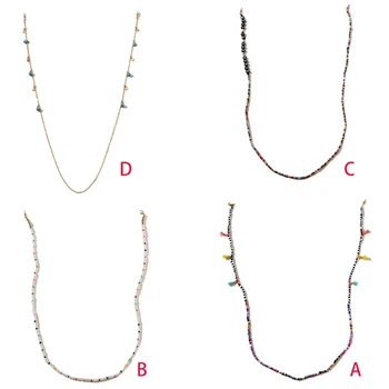 

5Pcs Colorful Rise Beads Face Mask Chain Non-Slip Tassels Lanyard Necklace Strap