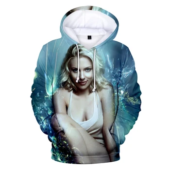 

3D Print Scarlett Johansson Hoodies Sweatshirts Men/Women Casual Fashion Hooded 2019 HOT NEW Sale Clothes Pullovers Tops