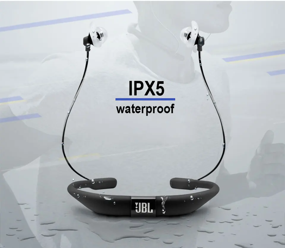 JBL Reflect Fit беспроводные наушники сердечного ритма Bluetooth спортивные водонепроницаемые стерео музыкальные наушники Handsfree с микрофоном 15H батарея
