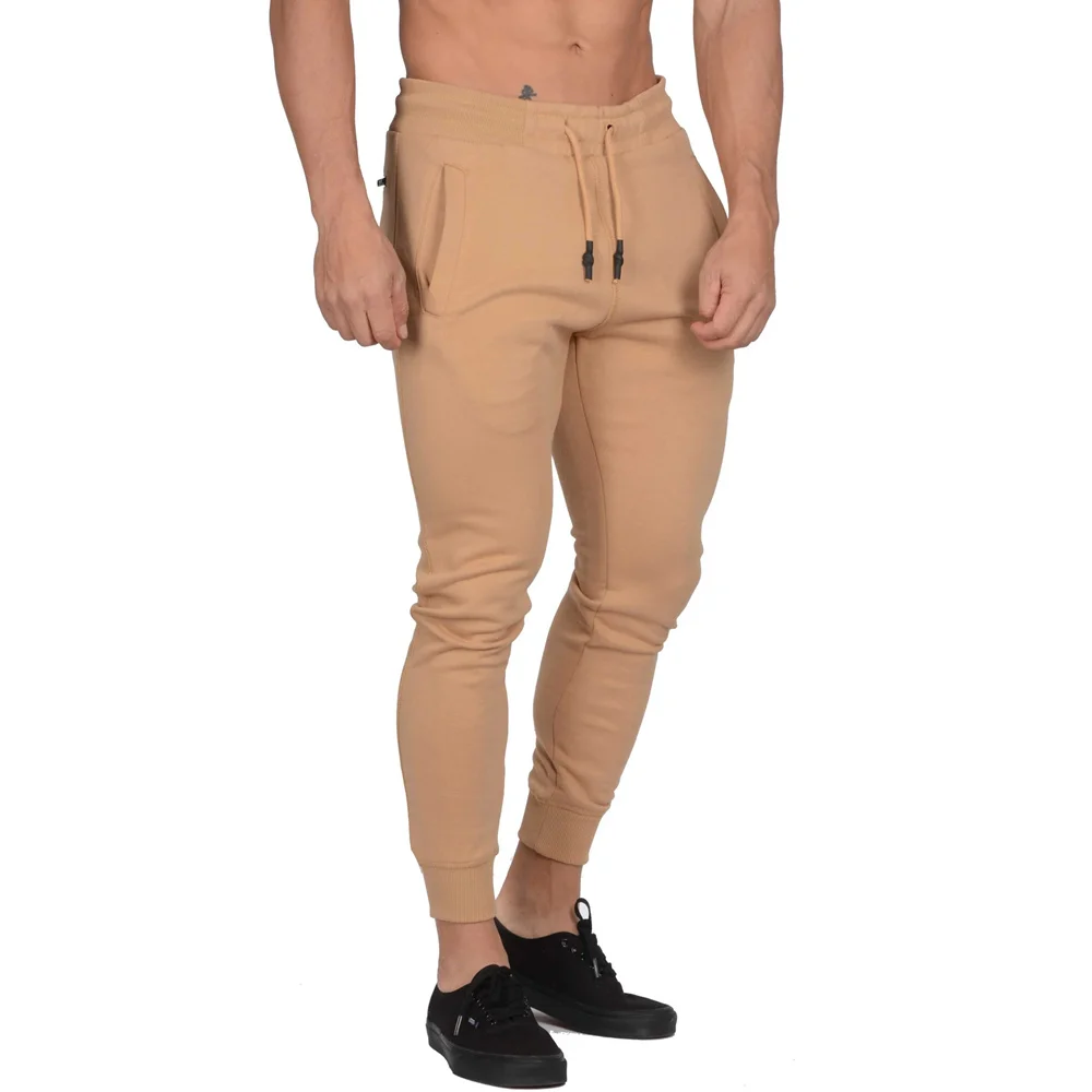 Pants Men Joggers Fitness Bodybuilding Sport-Workout Trousers Skinny Gym Male Cotton