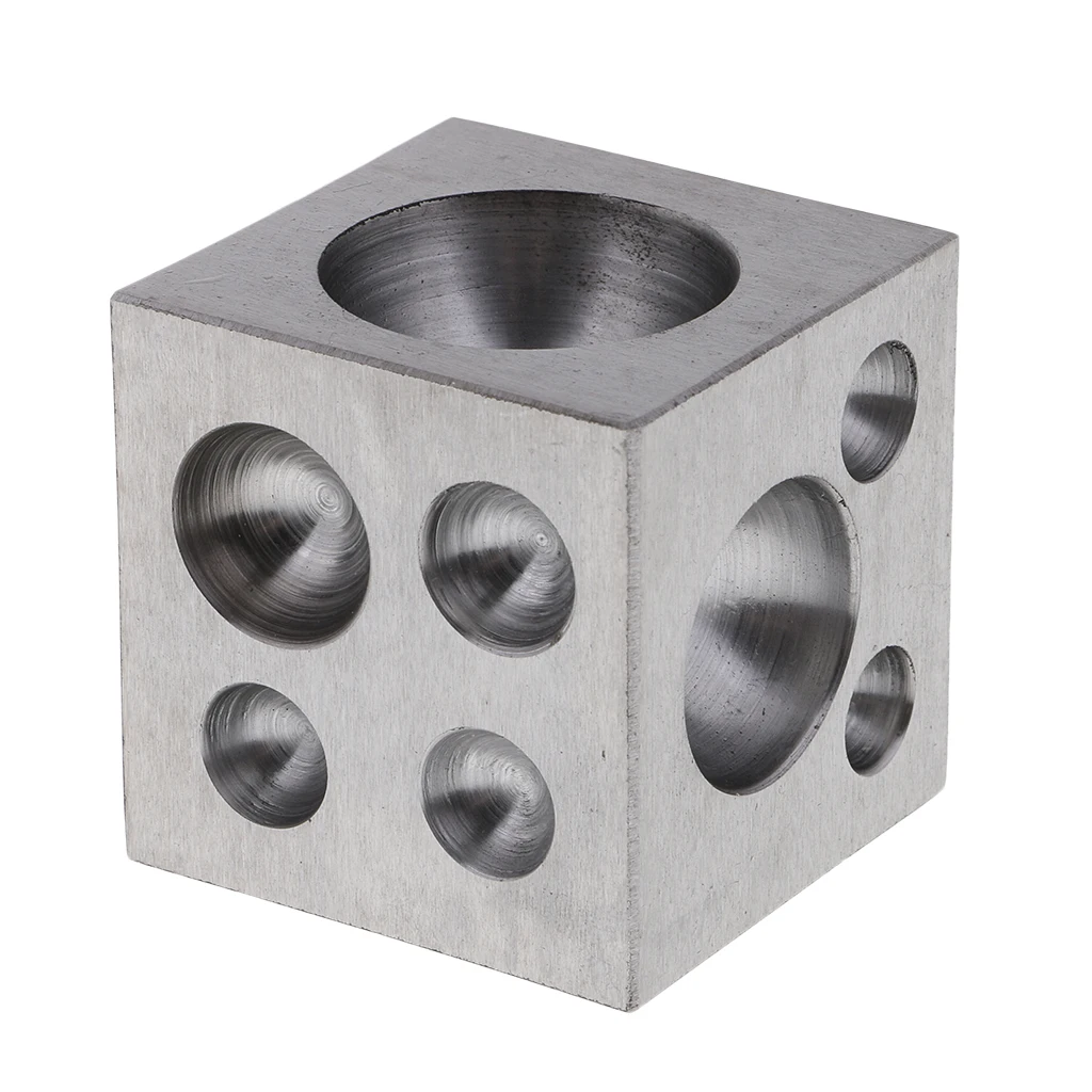 

Metal Dapping Block 18 Cavity Doming Cube Forming Tool Jewlery Design Shape