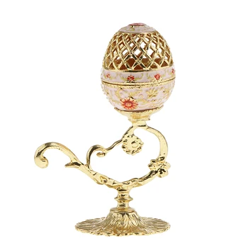 

2Pcs Vintage Easter Eggs Candy Storage Case Jewelry Sugar Box Trinket Organizer