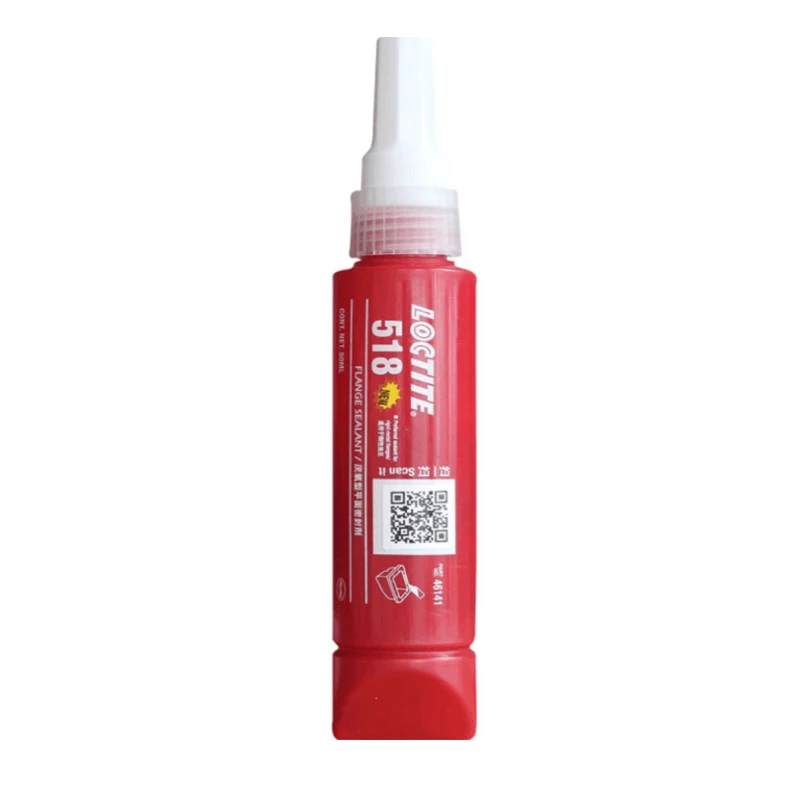 Анаэробный клей Loctite 518 устойчивый к высоким температурам фланец Шестеренчатый