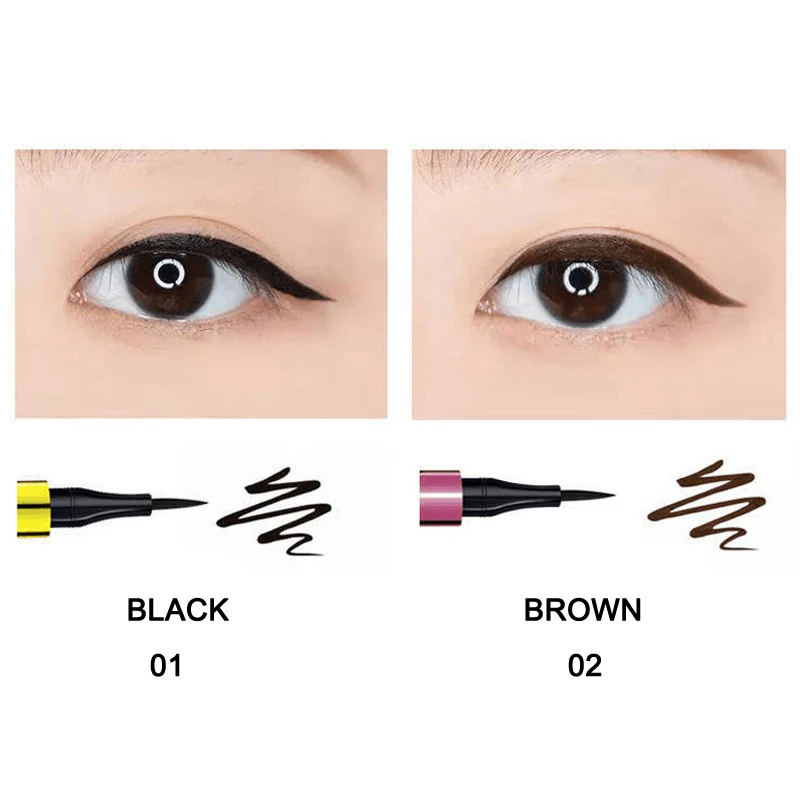 2 стиля Choose Ultimate, 1 шт., черный стойкий карандаш для глаз, водостойкий Быстросохнущий карандаш для глаз, водостойкий макияж для глаз