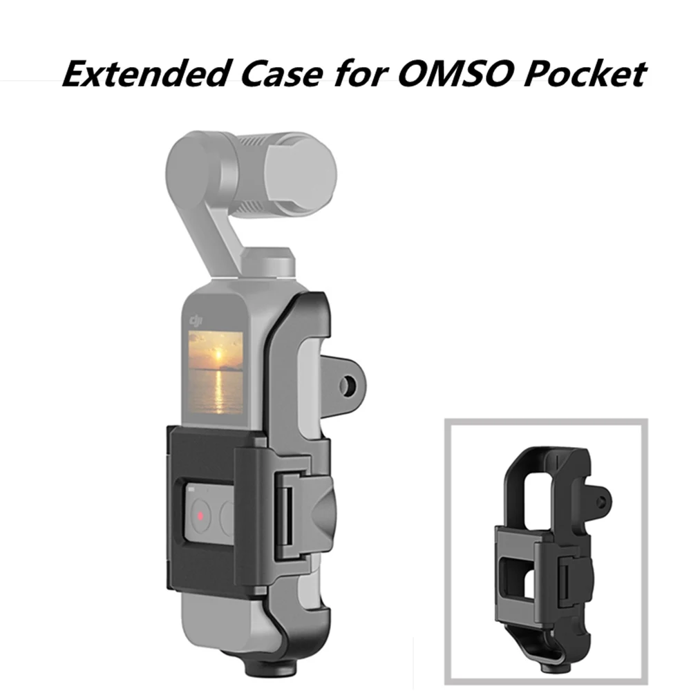 Protective Cover Frame for DJI Osmo Pocket Extended Housing Case with1/4" Screw Interface+Adapter Mount | Электроника